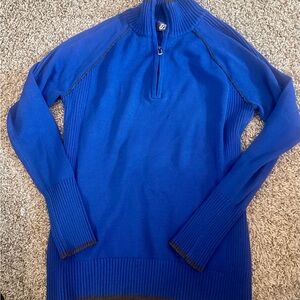 EUC Eddie Bauer Sport 3/4 Zip Sweater Size Medium.